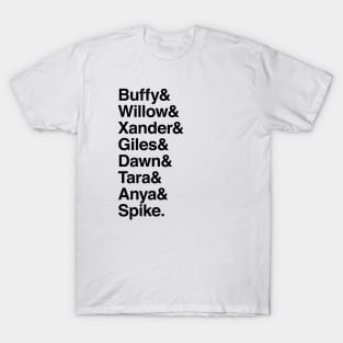 Buffy the Vampire Slayer Cast T-Shirt